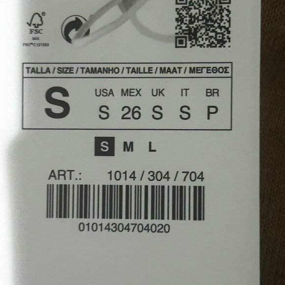 NWT Zara Turtleneck Tunic, size S - Picture 8 of 8